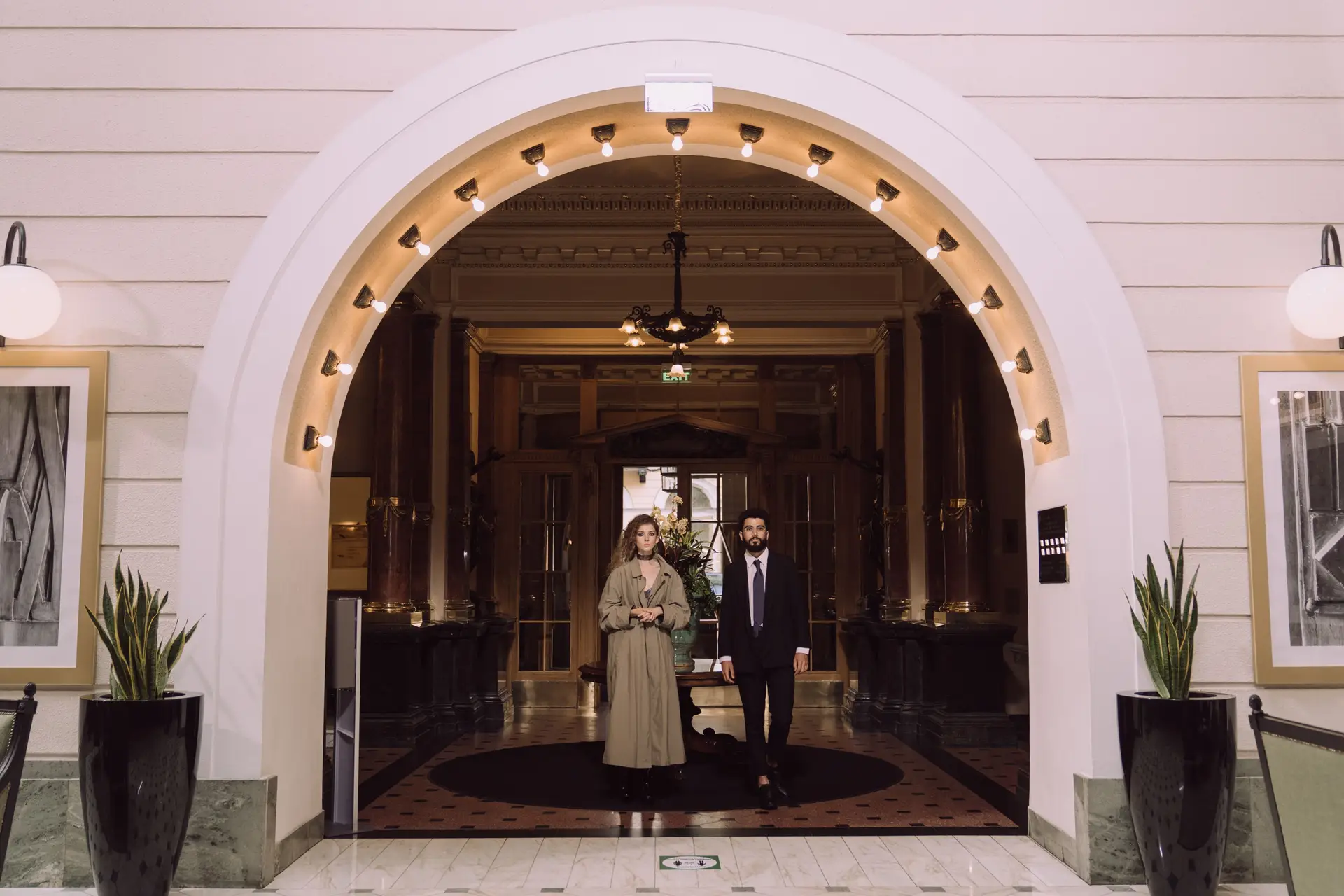 Hotellin sisäänkäynti